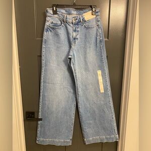 ANA High Rise Wide Leg Denim Jeans - Size 6 - NWT